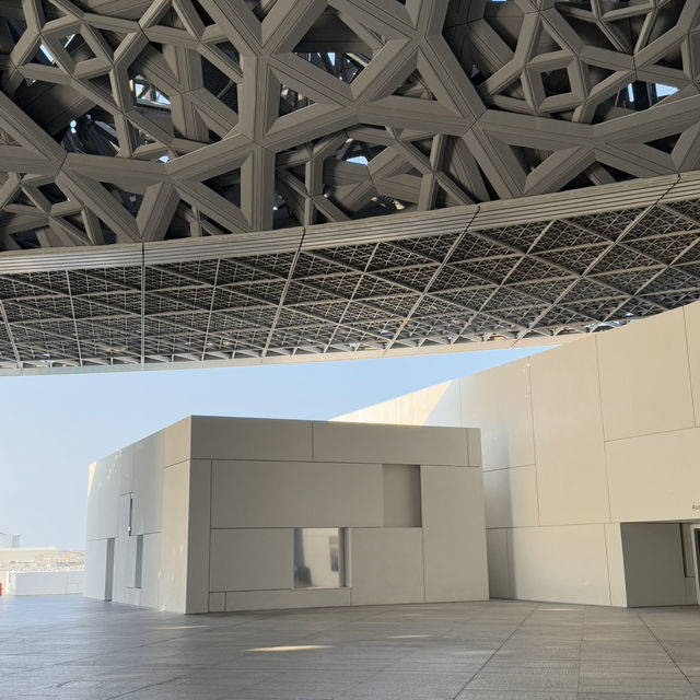 Being in absolute awe in the Louvre Abu Dhabi 