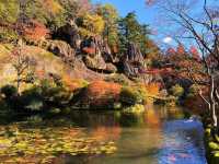 Tour the cave at a temple famous for its strange rocks