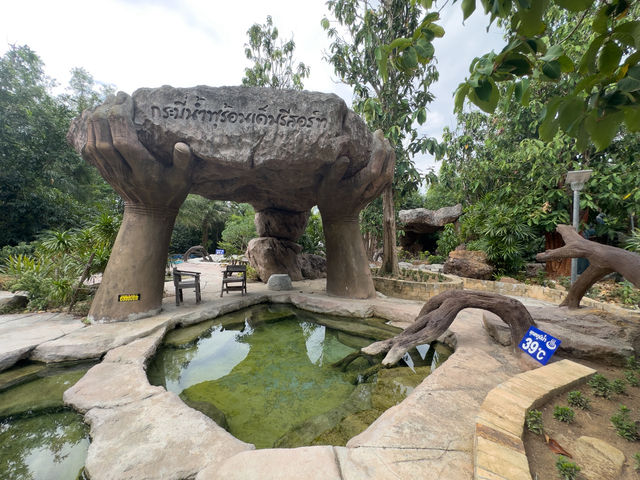 Salt hot spring in Krabi 