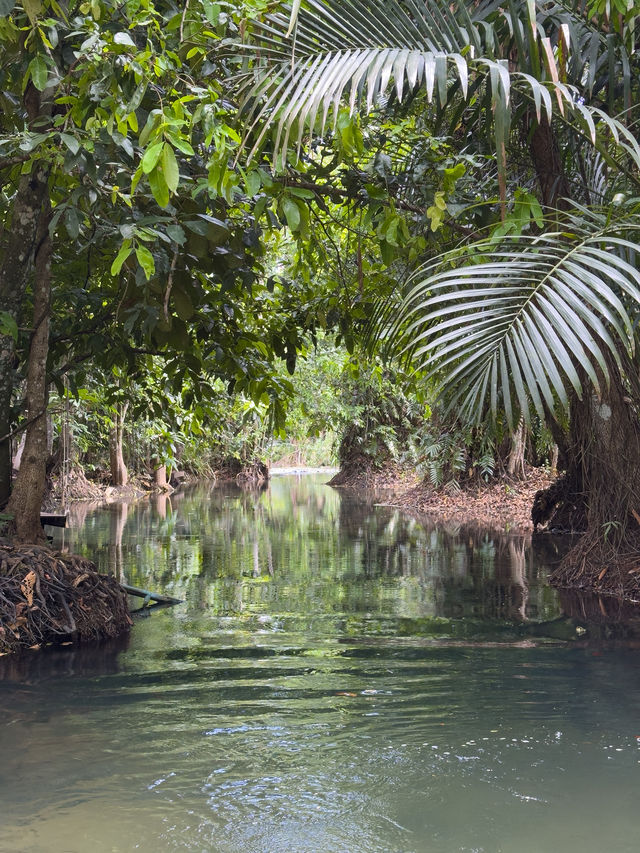 Peaceful spot with beautiful river to swim