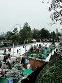 Glide into Magic: The Epic Skating Rink at Europa Park, Rust, Deutschland! 🇩🇪