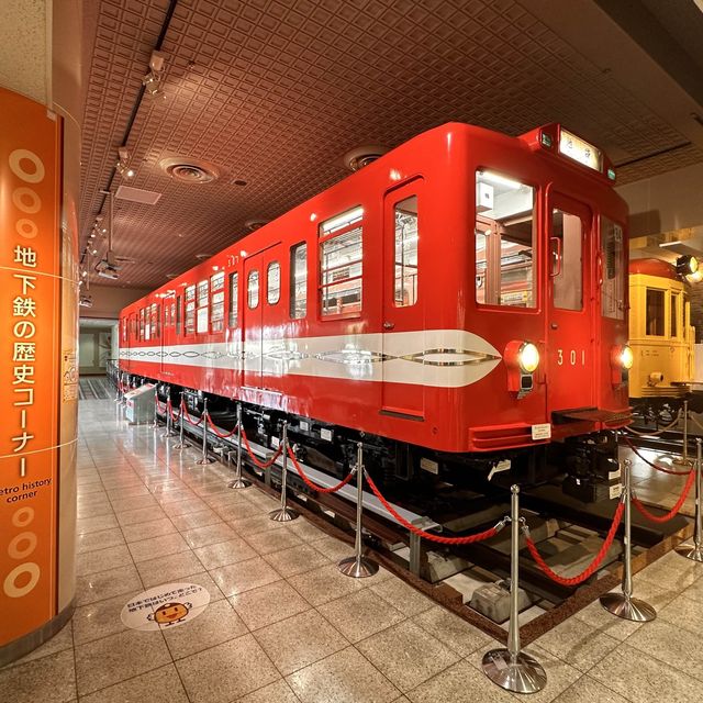 All aboard to the Tokyo Metro Museum 🚂 🚊 