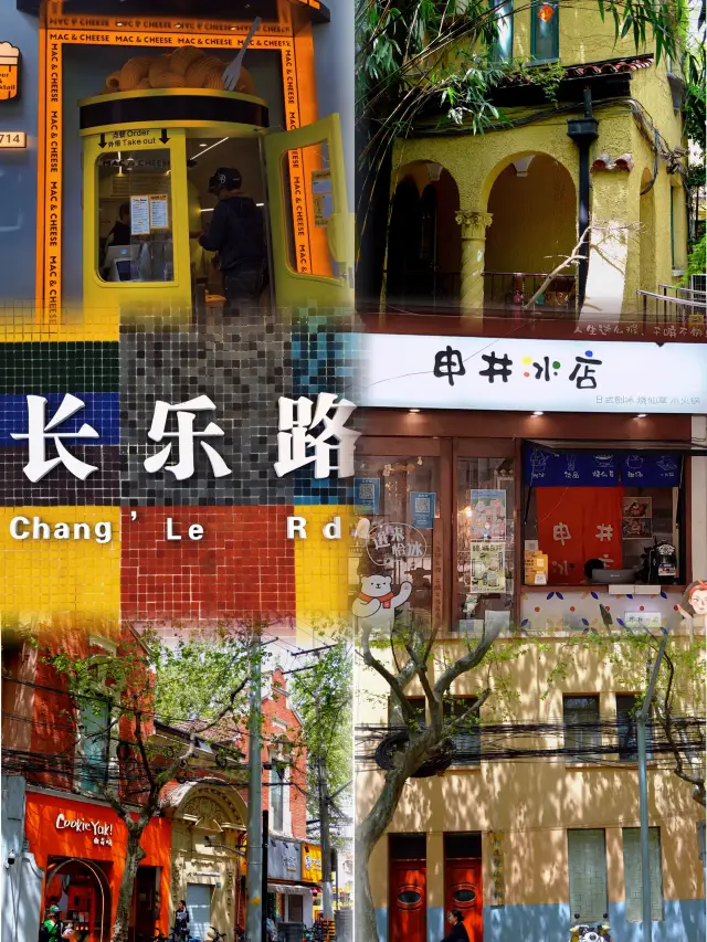 Shanghai Changle Road Check-in | Photo Holy Land, the romance under the plane trees