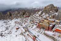 昌都孜珠寺｜雪後天空之城