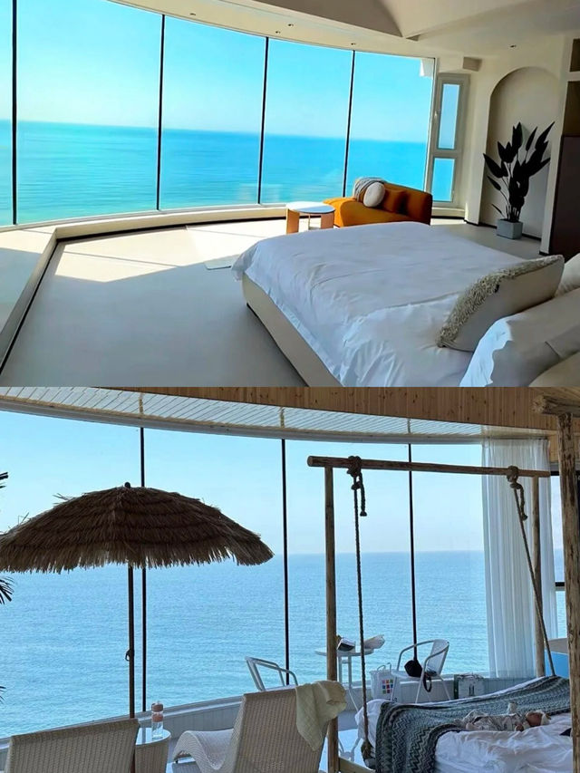 威海!真正的一線海景房剛退房!家人來威海一定要住一次海景房。