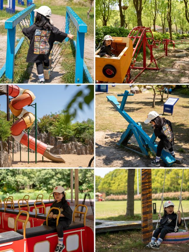 上海親子遊｜稻田裡的寶藏公園。