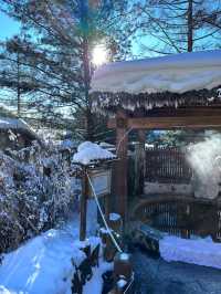 最舒服的雪景溫泉實在太美了！！！