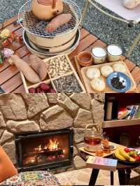 在青島,雪景私湯小院!真的太 chill 了~