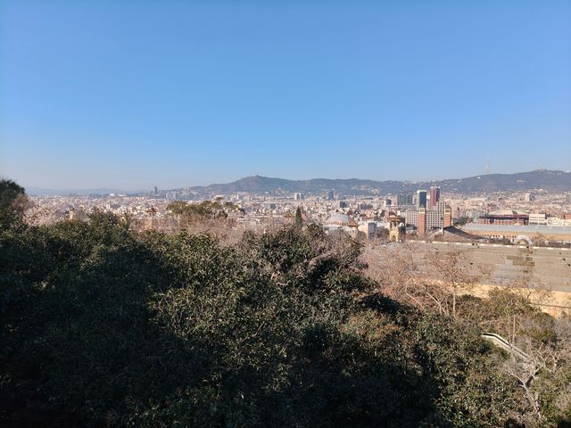 俯瞰巴塞隆拿