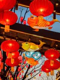 元宵賞燈會好去處，模式口大紅燈籠高高掛
