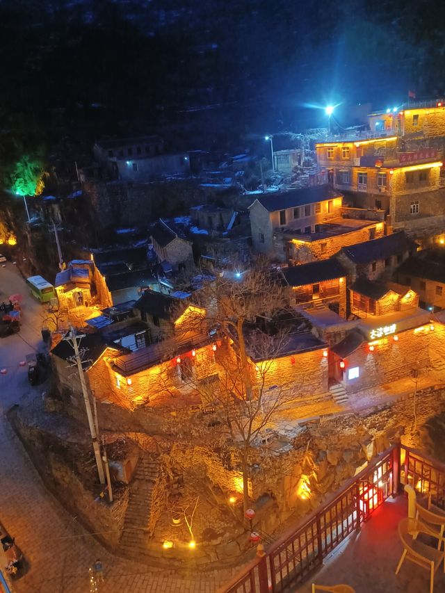 邯鄲大洼村古村星夜的燈火與傳說