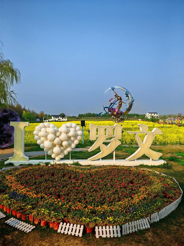 南縣羅文村旅遊｜呢一片五彩繽紛嘅油菜花係夢中嘅春天