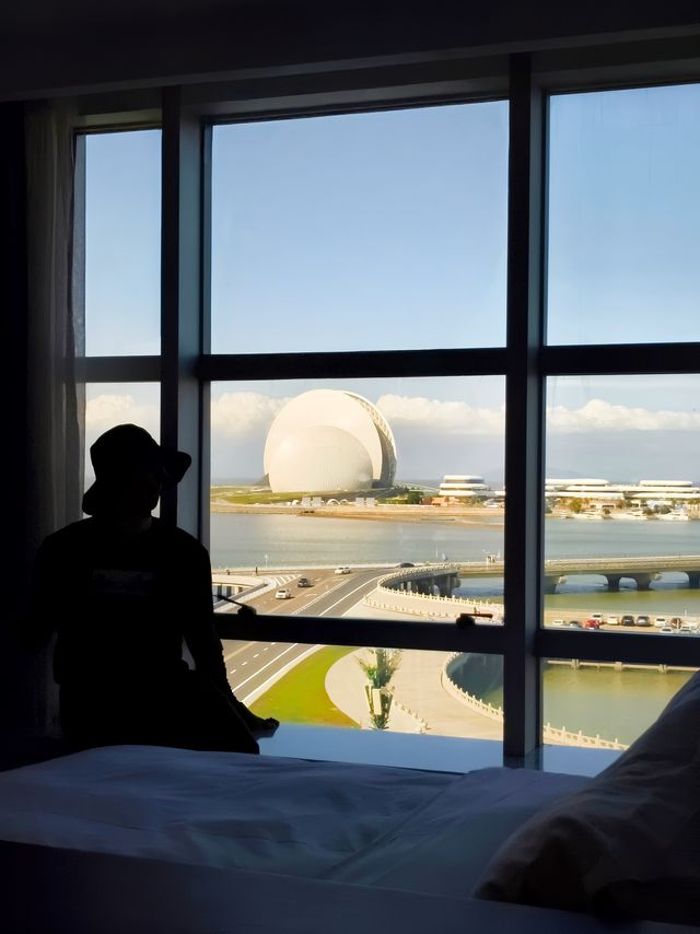 珠海日月貝嘅美，值得同佢喺高空對望