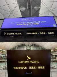 🎉國泰航空The Bridge逸連堂大翻新！直接美到失語💥候機像在雲端藝術館！