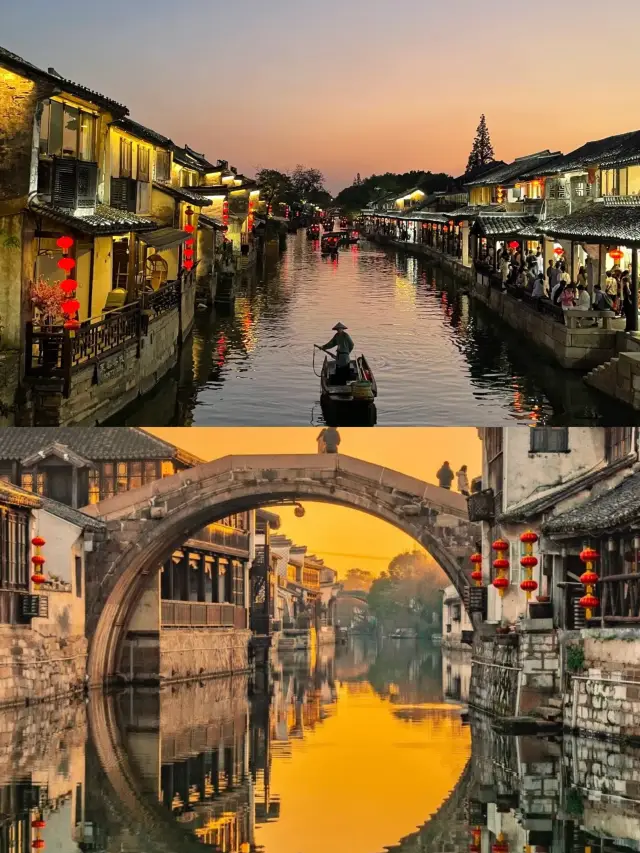 Night Boat Tour to Enjoy the Most Beautiful Scenery of Xitang