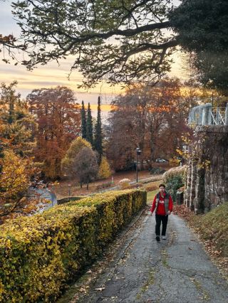 リンツの秋、この旅程で最も秋らしい場所