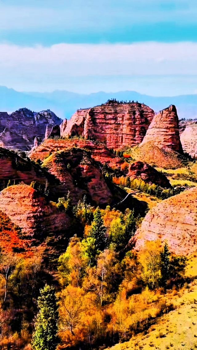 青海丹霞地貌打卡