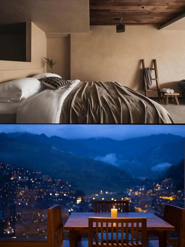 躺看千戶苗寨!這家侘寂風民宿美到窒息 躺看千戶苗寨!這家侘寂風民宿美到窒息