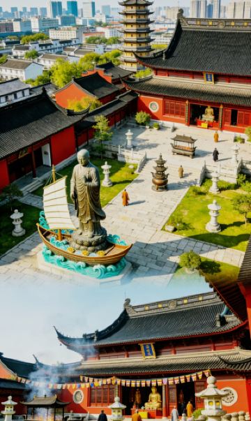 สถานที่ห้ามพลาดในหยางโจว! คู่มือการเดินทางคนเดียวสู่วัดต้าหมิง: การผสมผสานอันน่าทึ่งของปรัชญาเซนและพระอาทิตย์ตกดิน