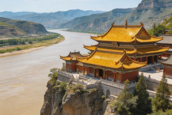 Yellow Temple Jiulong Temple Summit Overlooking the Yellow River | Trip.com Nanjing