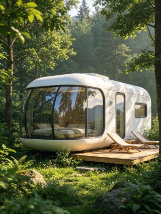 Relax and unhurried throughout! A leisurely trip with hidden capsule cabins, offering a truly relaxing experience.