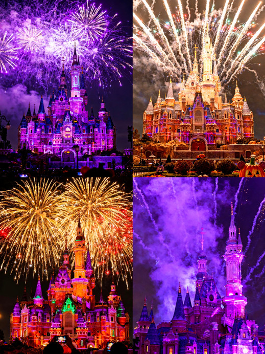 2026年香港ディズニーの絶美な瞬間！ドローンショーが星空を完璧に演出
