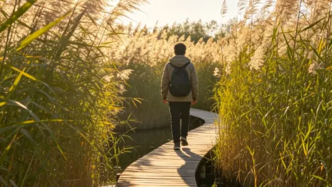 다칭시에 숨겨진 1만 무(약 667명의 치료사) 규모의 야생 습지는 정말 놀랍습니다! — traveler post in 다칭