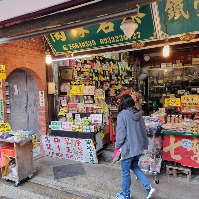 A Historical Lane With Many Street Food