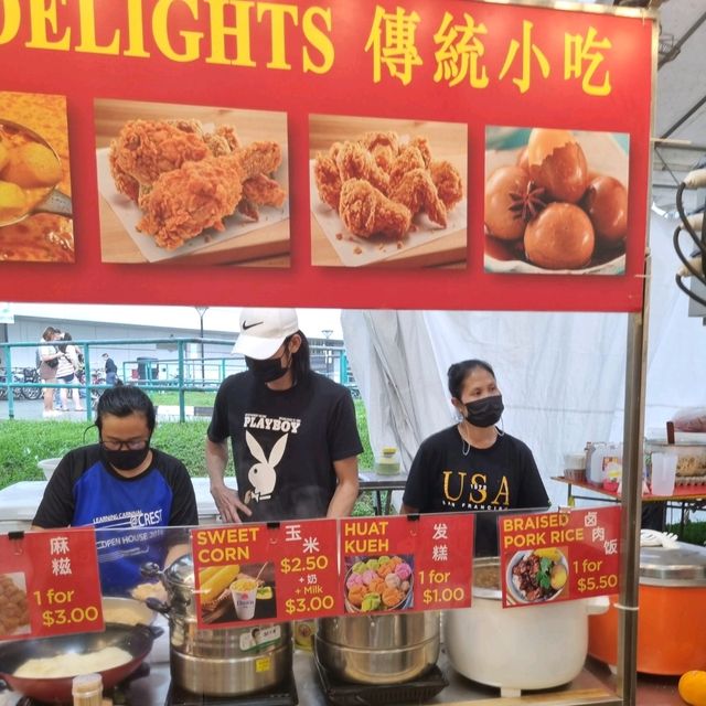 Chinese New Year Fair With Lots of Good Food