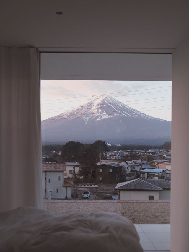 擁有整個富士山的酒店