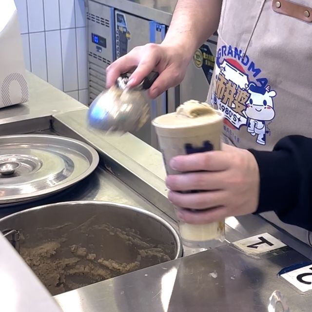 澳門足料豆沙牛乳🧋滿滿豆沙蓉