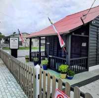An unique little black house in Melaka