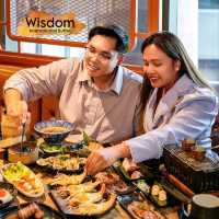 ฝนตกลากแฟนเข้าห้างไปกินบุฟเฟต์​นานาชาติที่​wisdom​
