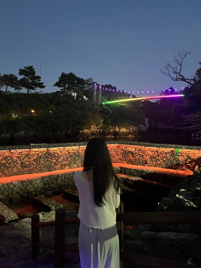 제주도 공항근처 가볼만한곳 용두암 출렁다리