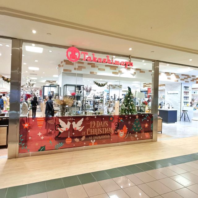 Christmas 🎁 shopping at Takashimaya 