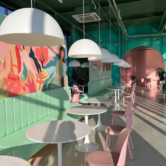 首爾近郊夢幻糖果色系Cafe