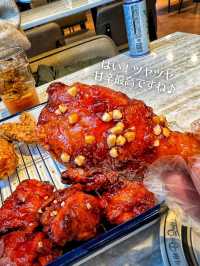 【韓国旅行】ドラマにも出てくるチキンのお店‼️ザクザクの韓国チキンとロッテタワー