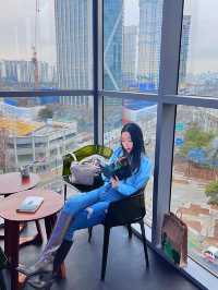 졸라서 많이 가고싶었던 카페 방문 상상보다? 좋았습니다....🏙🌲