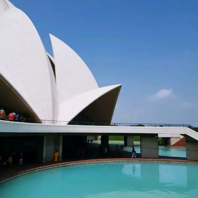 Lotus Temple - a modern Indian architecture