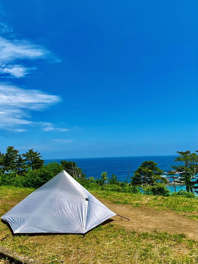 この景色独り占め！　海が魅力な神割崎キャンプ場