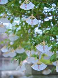 ここも無料⁉️そして穴場‼️紫陽花の花手水が美しいスポット✨