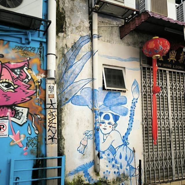 進入另一個吉隆坡鬼子巷的藝術街