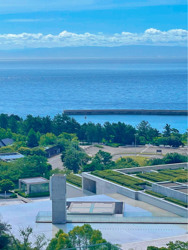絶景❣️安藤忠雄氏プロデュースの百段苑☺️💐
