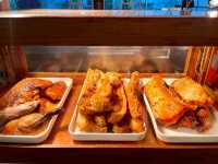 Asian street food buffet dinner
