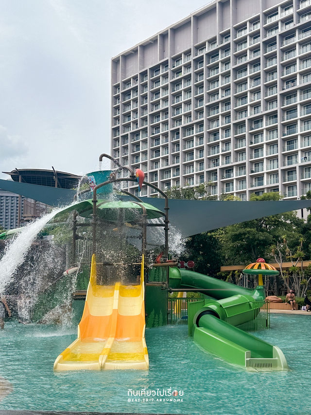 💦🌈 สวนน้ำฮีลใจที่โรงแรมอมารีพัทยา