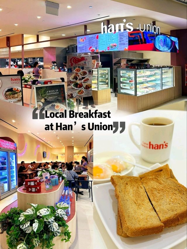 Having Breakfast at Han’s Union in JEM