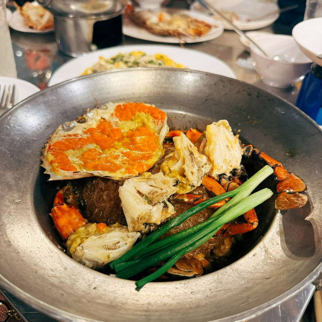 朱拉隆功美食街必吃海鮮菜之一🍽️
