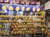 A durian encounter at Jalan Alor, Dunian Durian