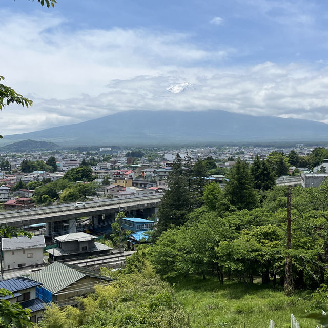A Lucky Encounter with Mount Fuji at Lake Kawaguchi