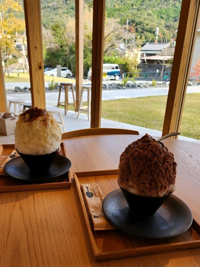 【山口グルメ】湯野温泉・足湯カフェ、湯や晴ル音